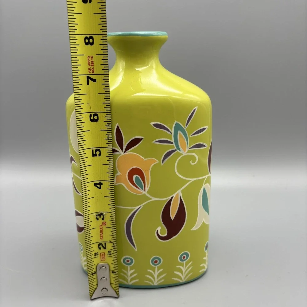 Jill Rosenwald‎ Toyo Next Green Turquoise Swirl Vase